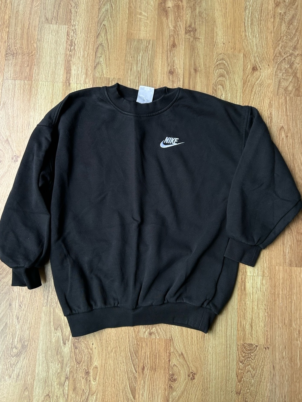 Black Nike Crew Neck Sweatshirt Size Small Kids